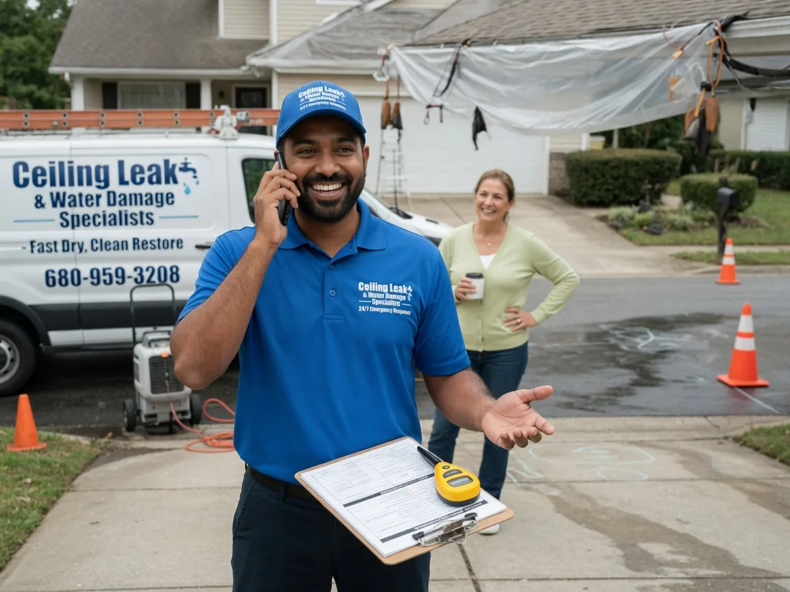 Ceiling Leak Cleanup Maryland FAQs